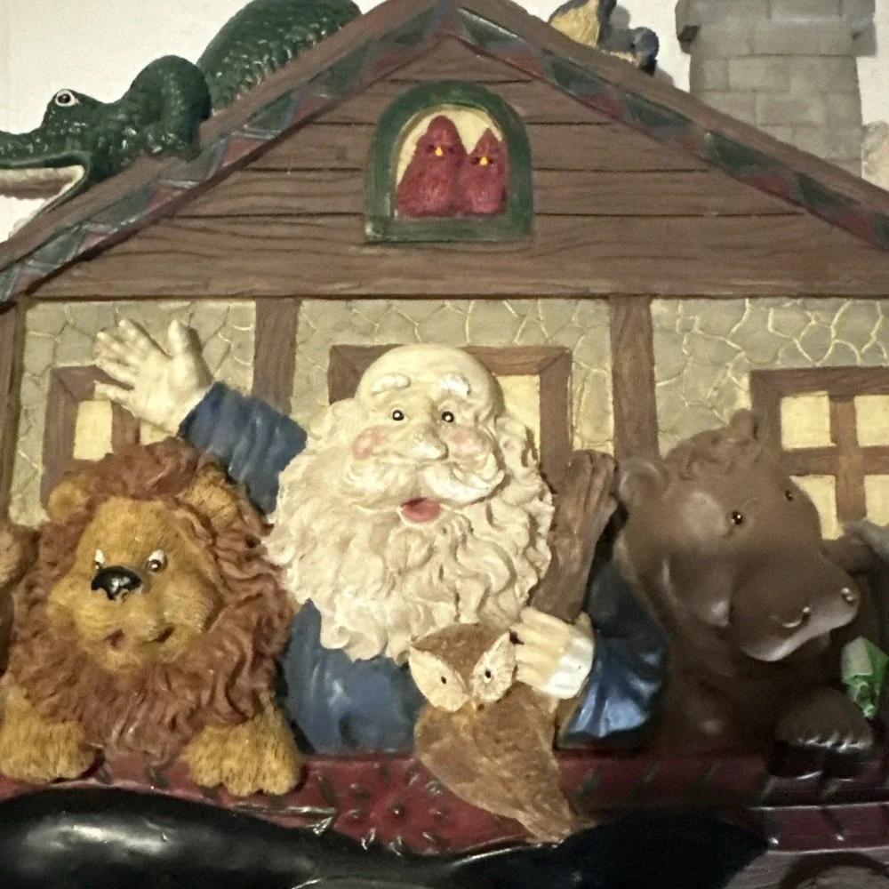 Noah's Ark Wall Art Nursery Hanging Animals, Whales, Lion Etc. 14 1/2
